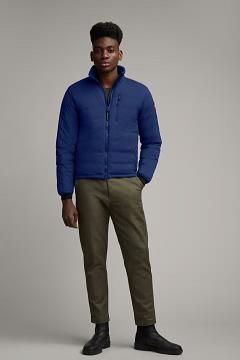 Chamarras Canada Goose Hombre Outlet - Lodge Chaqueta De Plumas Azules IM5708916